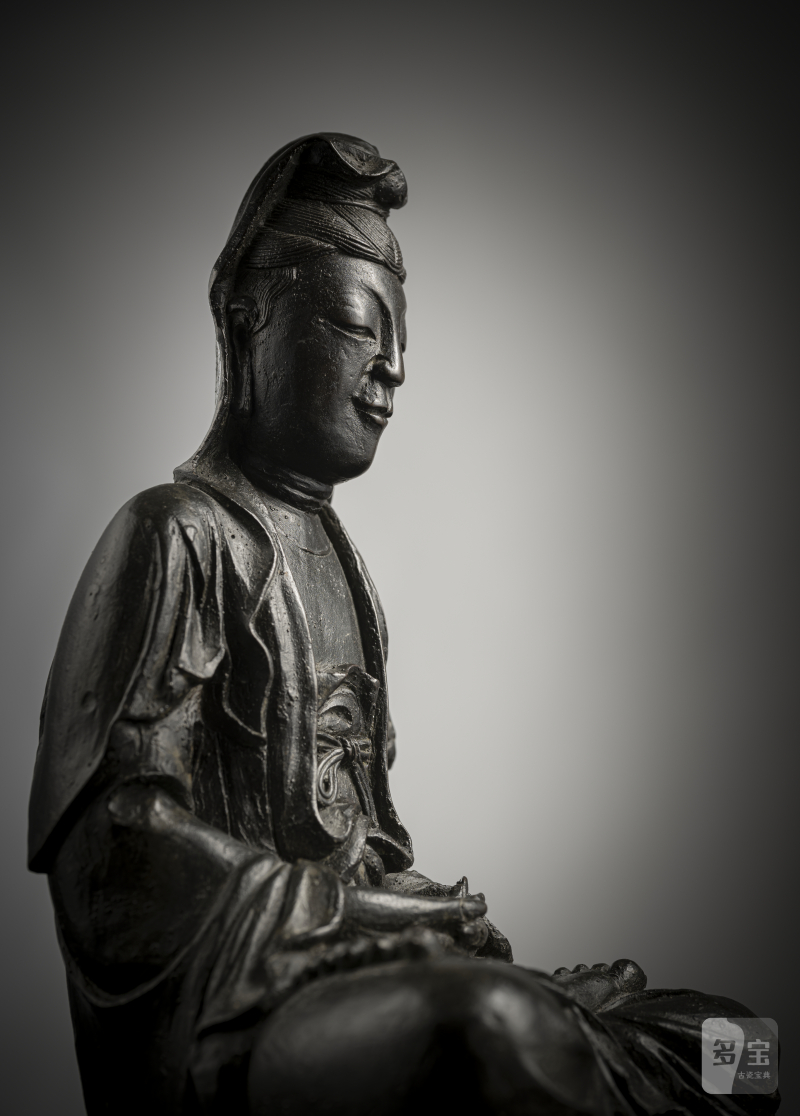 A bronze figure of Guanyin - 图6